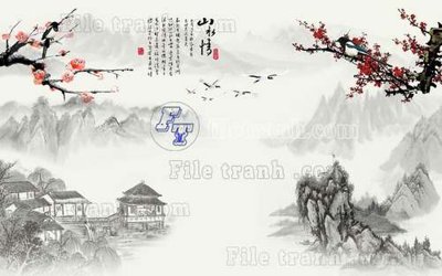 Tải file gốc File tranh gốc tranh tường hoa thủy mặc trung quốc TTQ290 (in bạt) quảng cáo