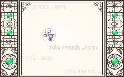 Ảnh gốc File tranh gốc tranh tường hoa thủy mặc trung quốc TTQ322 (nét căng) in mica