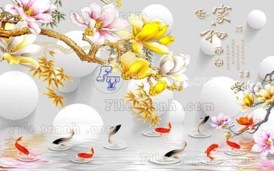 File in mica File tranh gốc tranh tường hoa thủy mặc trung quốc TTQ373 (bản gốc) siêu trong