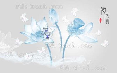 Tải file File tranh gốc tranh tường hoa thủy mặc trung quốc TTQ376 (gốc) in trên mọi chất liệu