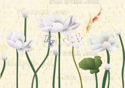 File tranh File tranh gốc tranh tường hoa thủy mặc trung quốc TTQ463 (bản gốc) trang trí văn phòng