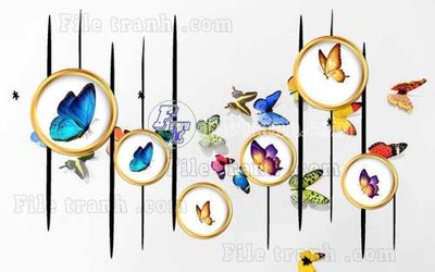 File gốc in mica File tranh gốc tranh tường hoa thủy mặc trung quốc TTQ499 chất lượng