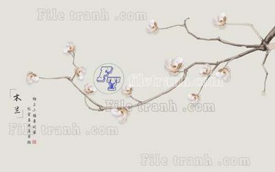 Download file gốc File tranh gốc tranh tường hoa thủy mặc trung quốc TTQ527 (in lụa) tranh 3D