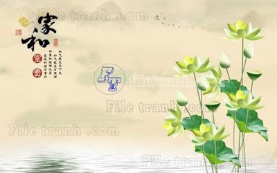 Download file File tranh gốc tranh tường hoa thủy mặc trung quốc TTQ555 (gốc) in mica ốp bếp