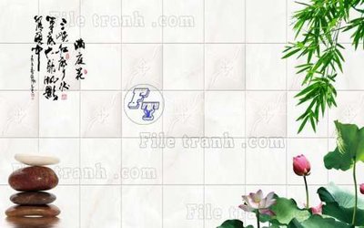 File in trần File tranh gốc tranh tường hoa thủy mặc trung quốc TTQ68 (bản gốc) đại dương