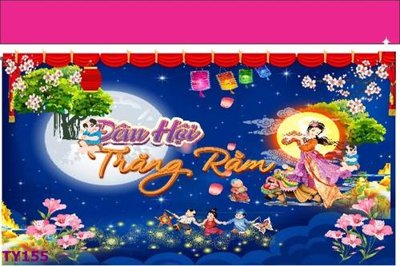 File gốc File banner trung thu TY155 (chuẩn CMYK) cho nhà in