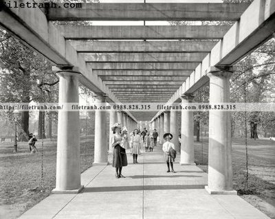 File tranh The Colonnade_ 1907 (gốc) chủ đề thiên nhiên