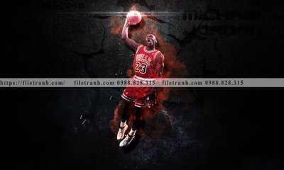 File tranh The thao bong ro 121 (file gốc) chuẩn màu in