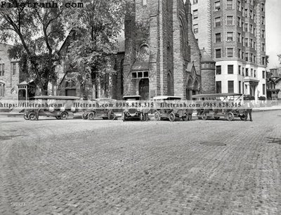 File PSD Tourist Auto Co._ 1910 (gốc) cho in quảng cáo