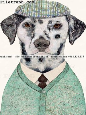 File tranh gốc in trần nhà Tranh Ve Dong Vat Hoat Hinh 101 3D