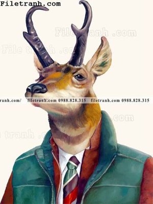 Download file gốc Tranh Ve Dong Vat Hoat Hinh 108 (in mica) trong suốt