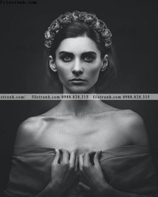 File gốc in tráng gương Tranh chan dung chup anh nguoi 234 chi tiết