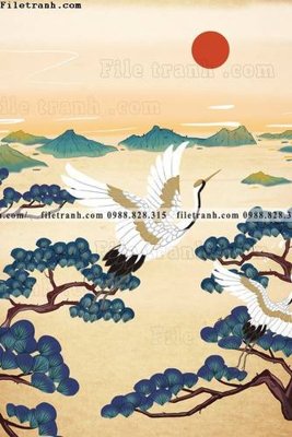 Tải file Tranh hac trung quoc 108 (ảnh gốc) in tráng gương