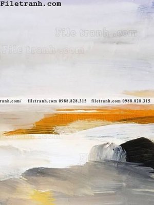 Ảnh gốc Tranh mau nuoc truu tuong ve tay 163 (nét căng) in mica