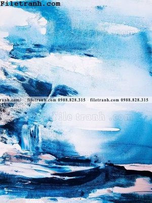 File ảnh Tranh mau nuoc truu tuong ve tay 166 (gốc) trang trí khách sạn