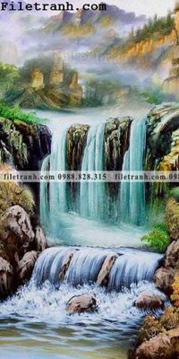 File in ấn Tranh phong canh sanh vao cua Trung Quoc112 (bản gốc) cao cấp