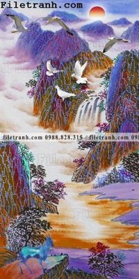 File tranh Tranh phong canh sanh vao cua Trung Quoc154 (gốc) chủ đề trừu tượng