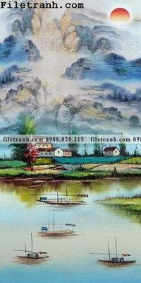 File gốc Tranh phong canh sanh vao cua Trung Quoc161 (in ấn) màu sắc trung thực