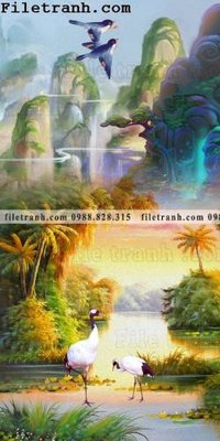 File tranh Tranh phong canh sanh vao cua Trung Quoc168 (gốc) chủ đề thiên nhiên