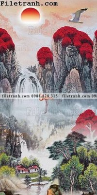 Download file gốc Tranh phong canh sanh vao cua Trung Quoc175 (dùng cho in ấn)