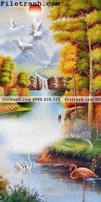 File tranh gốc Tranh phong canh sanh vao cua Trung Quoc176 (sắc nét từng chi tiết)