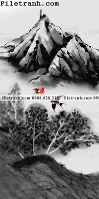 Tải file gốc Tranh phong canh sanh vao cua Trung Quoc182 (in bạt) quảng cáo