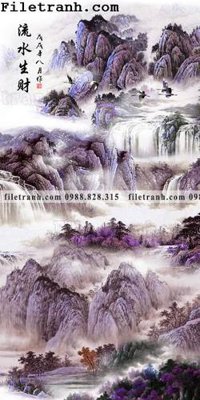 File tranh gốc Tranh phong canh sanh vao cua Trung Quoc185 chủ đề hiện đại