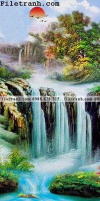 File PSD Tranh phong canh sanh vao cua Trung Quoc221 (gốc) cho in quảng cáo