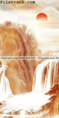 File tranh Tranh phong canh sanh vao cua Trung Quoc229 (gốc) phong cách tối giản