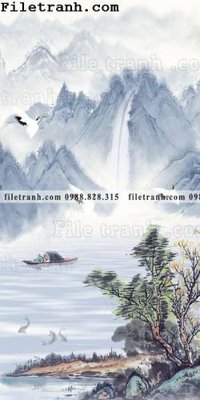 File tranh trang trí Tranh phong canh sanh vao cua Trung Quoc265 (tải file gốc)