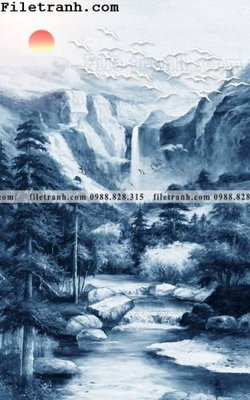 File gốc in ấn Tranh phong canh sanh vao cua Trung Quoc281 (sẵn sàng tải về)