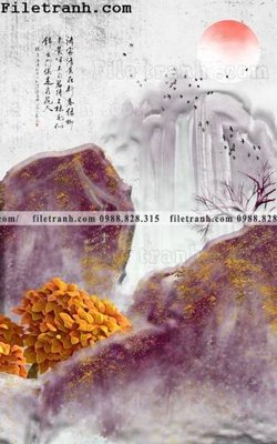 Mua file ảnh gốc Tranh phong canh sanh vao cua Trung Quoc292 (chất lượng cao)