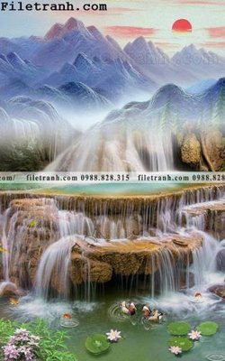 File gốc Tranh phong canh sanh vao cua Trung Quoc300 (chuẩn màu) cho in offset