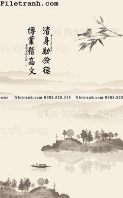 Download file gốc Tranh phong canh sanh vao cua Trung Quoc355 (in mica) logo