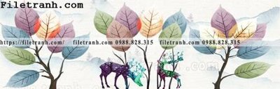 File tranh Tranh trang tri banner dau giuong hien dai 168 (gốc) chủ đề thiên nhiên