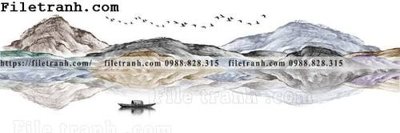 Download file Tranh treo phong canh muc gio 121 (gốc) in mica cao cấp