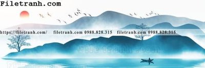 Tải file Tranh treo phong canh muc gio 228 (gốc) chủ đề hoa sen