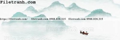 File gốc Tranh treo phong canh muc gio 254 (in lụa) họa tiết 3D