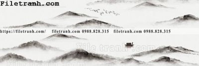 File in ấn Tranh treo phong canh muc gio 255 (bản gốc) chất lượng cao