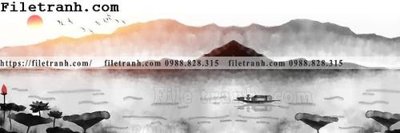 File gốc Tranh treo phong canh muc gio 256 (in lụa) chi tiết cao