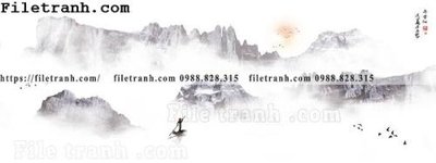 File gốc Tranh treo phong canh muc gio 273 (in mica) làm bảng hiệu