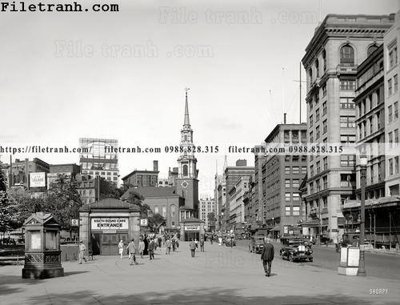 Tải file Tremont Street_ 1923 (ảnh gốc) độ phân giải 300dpi