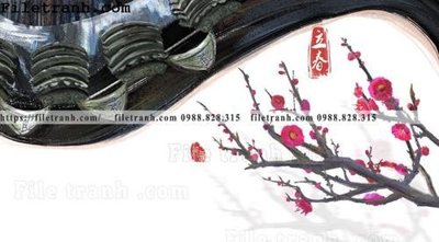 File tranh quảng cáo Tu Cam Thanh mau do moi phong cach Trung Hoa 130 (file gốc) chuyên nghiệp