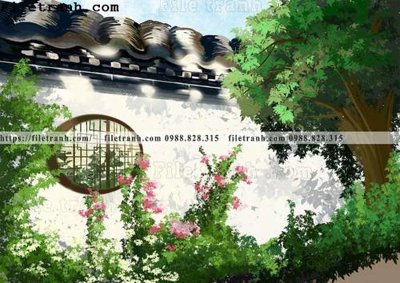 File gốc Tu Cam Thanh mau do moi phong cach Trung Hoa 146 (dành cho trang trí nội thất)