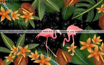 File in ấn Tuong nen la cay phong cach Bac Au 133 (bản gốc) từ file gốc