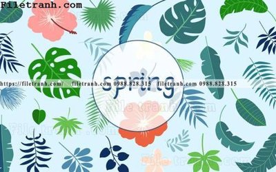 Download file Tuong nen la cay phong cach Bac Au 139 (gốc) in mica ốp bếp