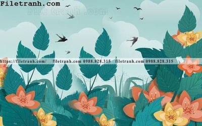 File gốc Tuong nen la cay phong cach Bac Au 148 (PNG) chất lượng cao