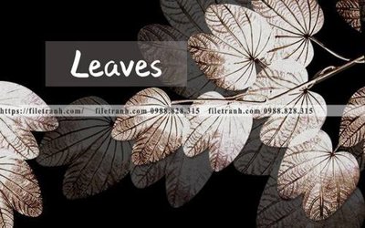 File PSD Tuong nen la cay phong cach Bac Au 159 (nguyên gốc) chất lượng cao