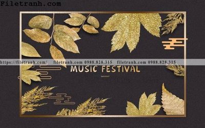 File PSD in ấn Tuong nen la cay phong cach Bac Au 171 (chất lượng cao)