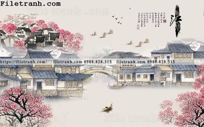 File gốc Tuong nen toa nha co Zhang Jiangnan 103 (AI/EPS) cho in ấn